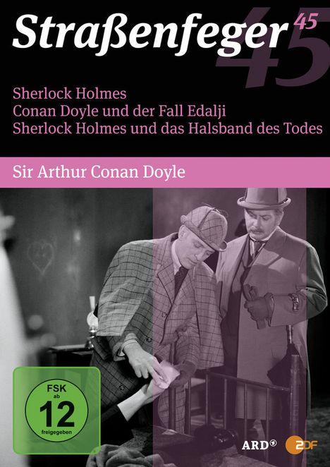 Straßenfeger Vol.45: Sherlock Homes / Conan Doyle und der Fall Edalji / Sherlock Holmes und das Halsband des Todes, 4 DVDs