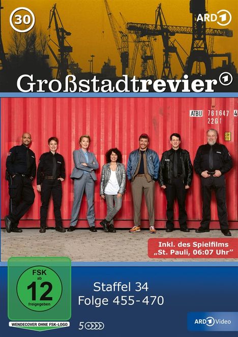 Großstadtrevier Box 30, 5 DVDs