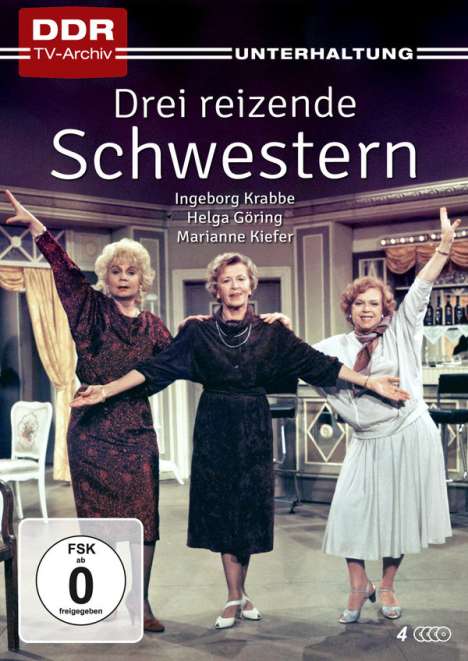 Drei reizende Schwestern, 4 DVDs