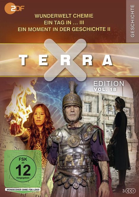 Terra X Vol. 18: Wunderwelt Chemie / Ein Tag in ... III / Moment in der Geschichte II, 3 DVDs