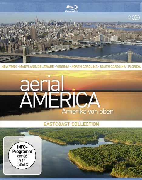 Aerial America (Amerika von oben): Eastcoast Collection (Blu-ray), 3 Blu-ray Discs