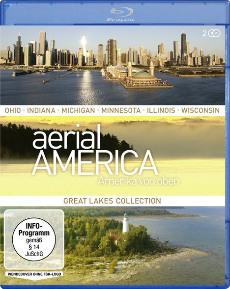 Aerial America - Great Lakes (Amerika von oben) (Blu-ray), 2 Blu-ray Discs