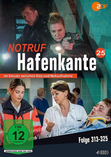 Notruf Hafenkante Vol. 25 (Folge 313-325), 4 DVDs
