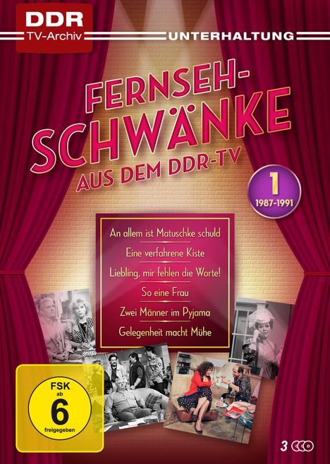 Fernsehschwänke aus dem DDR-TV Box 1 (1987-1991), 3 DVDs