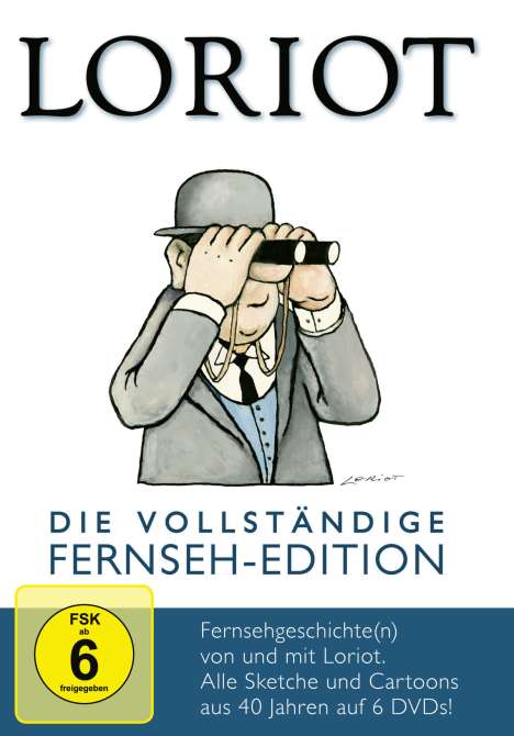 Loriot: Die vollständige Fernseh-Edition, 6 DVDs