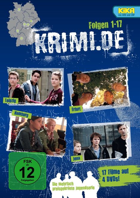 krimi.de - Staffel 1-5, 4 DVDs
