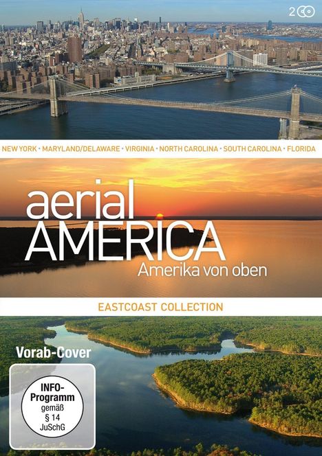 Aerial America - Amerika von oben: Eastcoast Collection, 2 DVDs