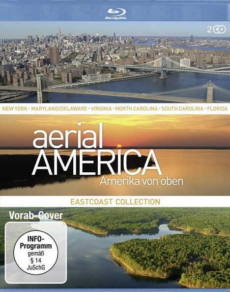 Aerial America - Amerika von oben: Eastcoast Collection (Blu-ray), 2 Blu-ray Discs