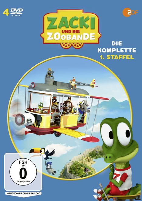 Zacki und die Zoobande Staffel 1, 4 DVDs