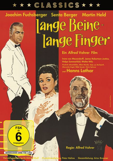 Lange Beine - lange Finger, DVD