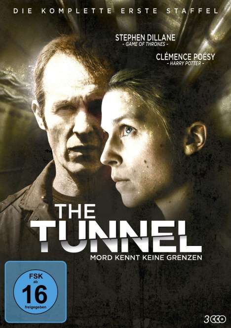 The Tunnel Season 1, 3 DVDs