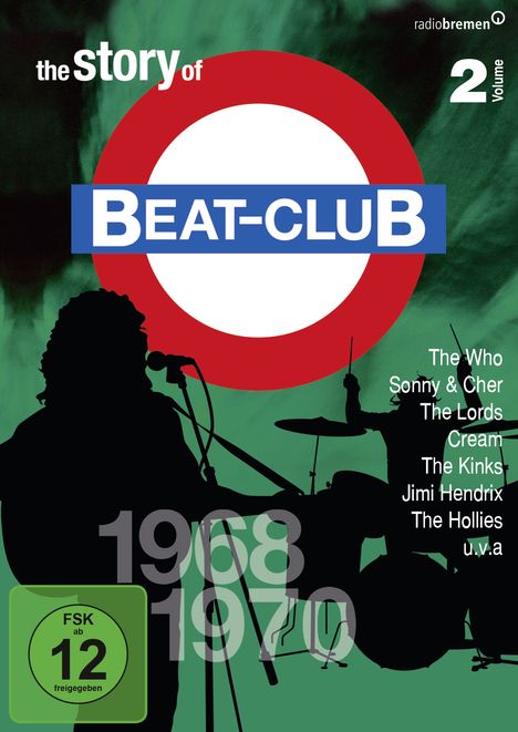 The Story Of Beat-Club Vol. 2: 1968 - 1970, 8 DVDs