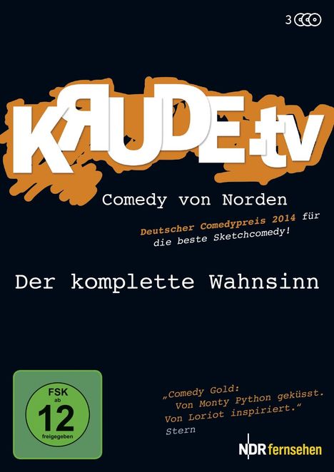 Krude.tv - Der komplette Wahnsinn, 3 DVDs