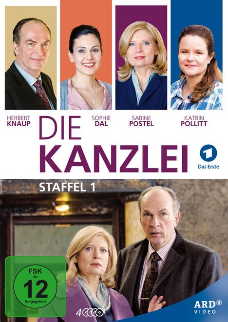 Die Kanzlei Staffel 1, 4 DVDs