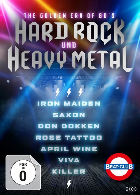Beat-Club: The Golden Era of 80’s Hard Rock and Heavy Metal, 2 DVDs