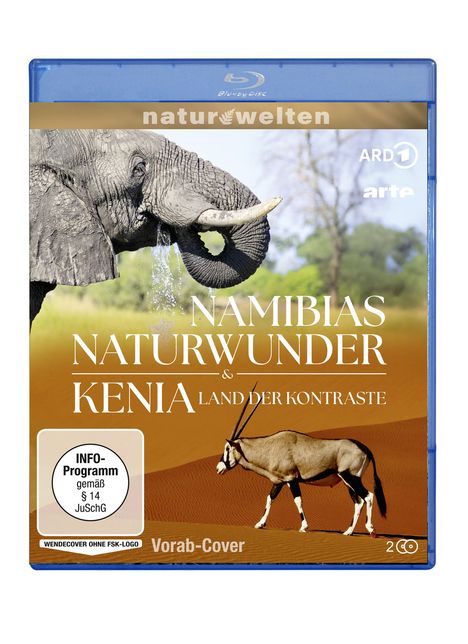 Namibias Naturwunder / Kenia - Land der Kontraste (Blu-ray), Blu-ray Disc