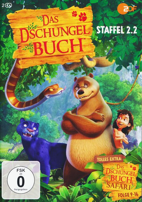 Das Dschungelbuch Staffel 2 Box 2, 2 DVDs