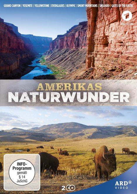 Amerikas Naturwunder (Komplette Serie), 2 DVDs