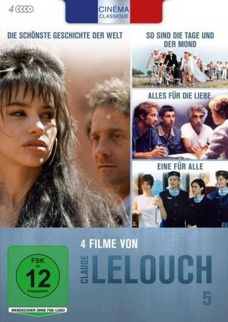 Cinéma Classique Claude Lelouch Box 5, 4 DVDs