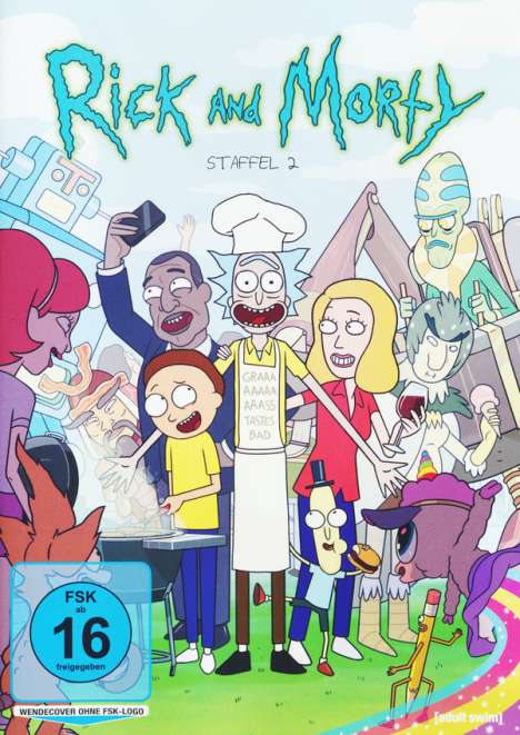 Rick and Morty Staffel 2, 2 DVDs