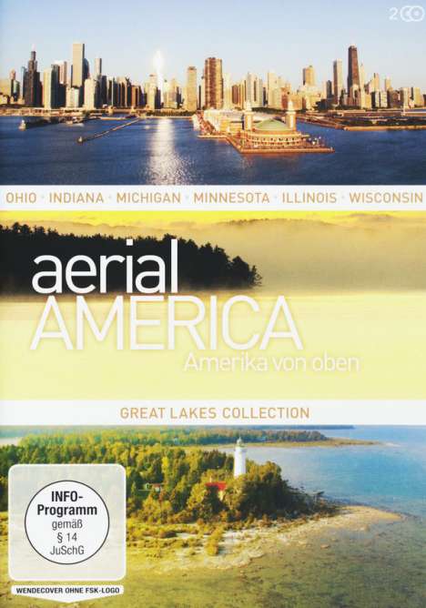 Aerial America - Amerika von oben: Great Lakes Collection, 2 DVDs