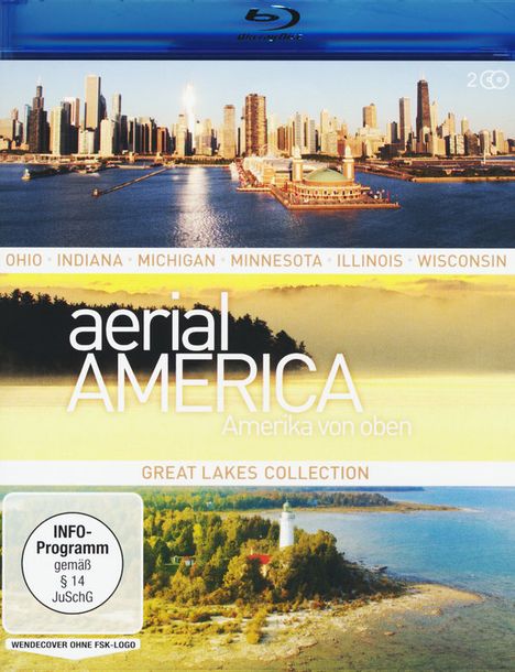 Aerial America - Amerika von oben: Great Lakes Collection (Blu-ray), 2 Blu-ray Discs