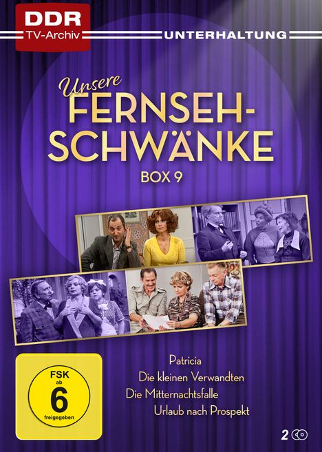 DDR TV-Archiv, Unterhaltung, Unsere Fernsehschwänke Box 9. Patricia, Die kleinen Verwandten, FSK 6. Filmfotos.