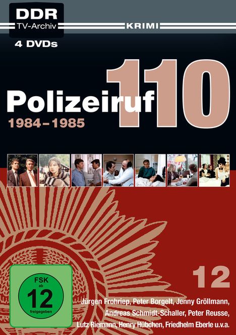 Polizeiruf 110 Box 12, 4 DVDs