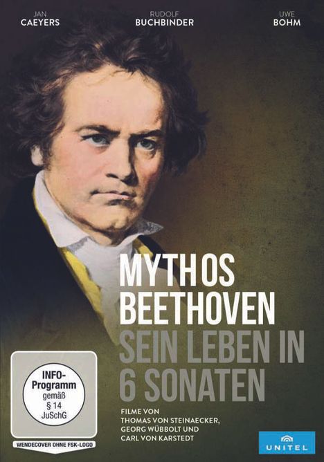 Mythos Beethoven - Sein Leben in 6 Sonaten (Exklusiv für jpc), DVD