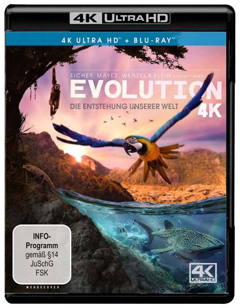 Evolution 4K - Die Entstehung unserer Welt (Ultra HD Blu-ray &amp; Blu-ray), 1 Ultra HD Blu-ray und 1 Blu-ray Disc