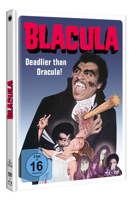 Blacula (Blu-ray &amp; DVD im Mediabook), 1 Blu-ray Disc und 1 DVD