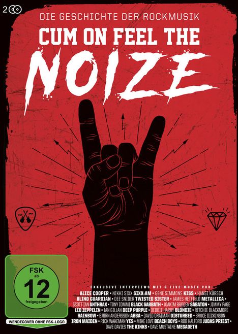 Cum On Feel The Noize - Die Geschichte der Rockmusik, 2 DVDs