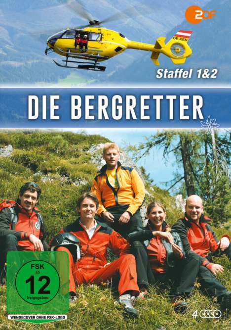 Die Bergretter Staffel 1 &amp; 2, 4 DVDs