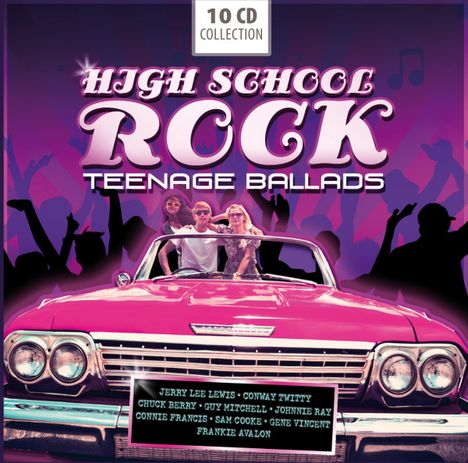 High School Rock: Teenage Ballads (Box-Set), 10 CDs