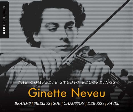 Ginette Neveu - The Complete Studio Recordings, 4 CDs