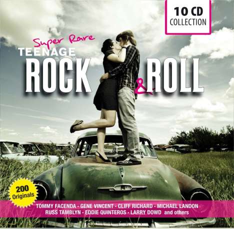 Super Rare Teenage Rock &amp; Roll (Box-Set), 10 CDs