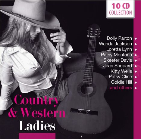 Country &amp; Western: Ladies (Wallet-Box), 10 CDs