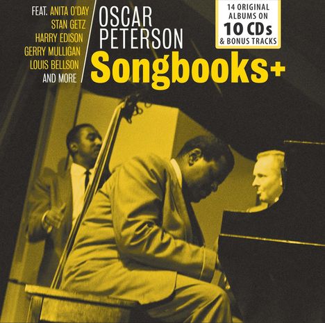 Oscar Peterson (1925-2007): Songbooks +: 14 Original Albums + Bonus-Tracks, 10 CDs