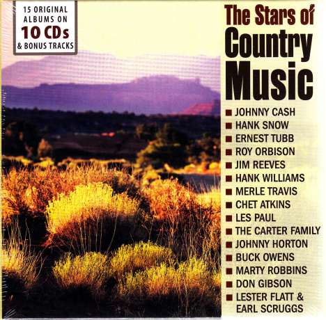 Country 15 Original Albums, 10 CDs
