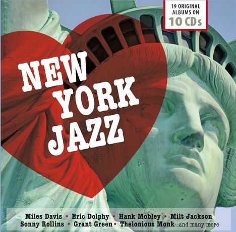 New York Jazz - 19 Original Albums, 10 CDs