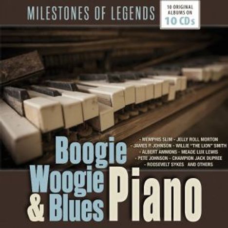 Boogie Woogie &amp; Blues Piano, 10 CDs