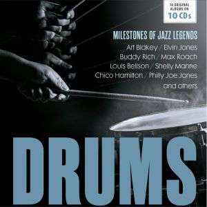 Jazz Sampler: Drums: Milestones Of Jazz Legends, 10 CDs
