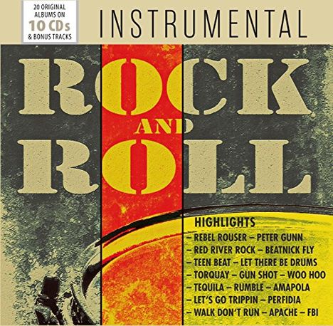 Instrumental Rock and Roll, 10 CDs