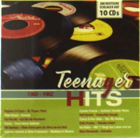 Teenager Hits 1960 - 1992, 10 CDs