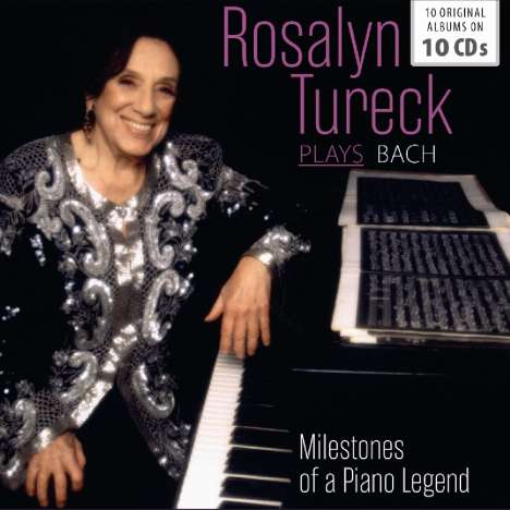 Rosalyn Tureck plays Bach - Milestones of a Legend, 10 CDs