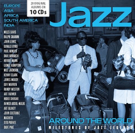 Jazz Around The World (Milestones Of Jazz Legends), 10 CDs