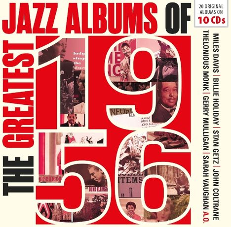 The Greatest Jazz Albums Of 1956, 10 CDs