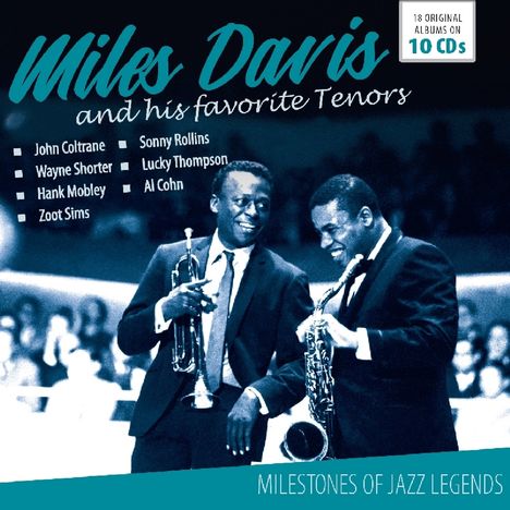 Miles Davis (1926-1991): Milestones Of Jazz Legends, 10 CDs