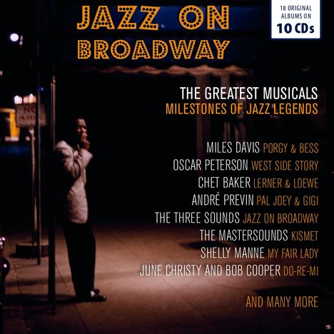Musical: Jazz On Broadway, 10 CDs