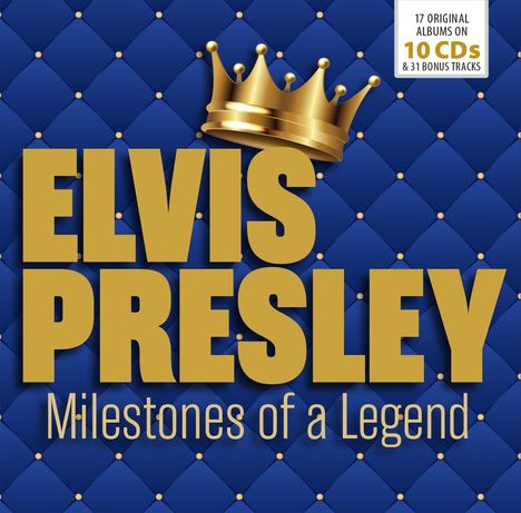 Elvis Presley (1935-1977): Milestones Of A Legend (17 Albums On 10 CDs &amp; 31 Bonus Tracks), 10 CDs